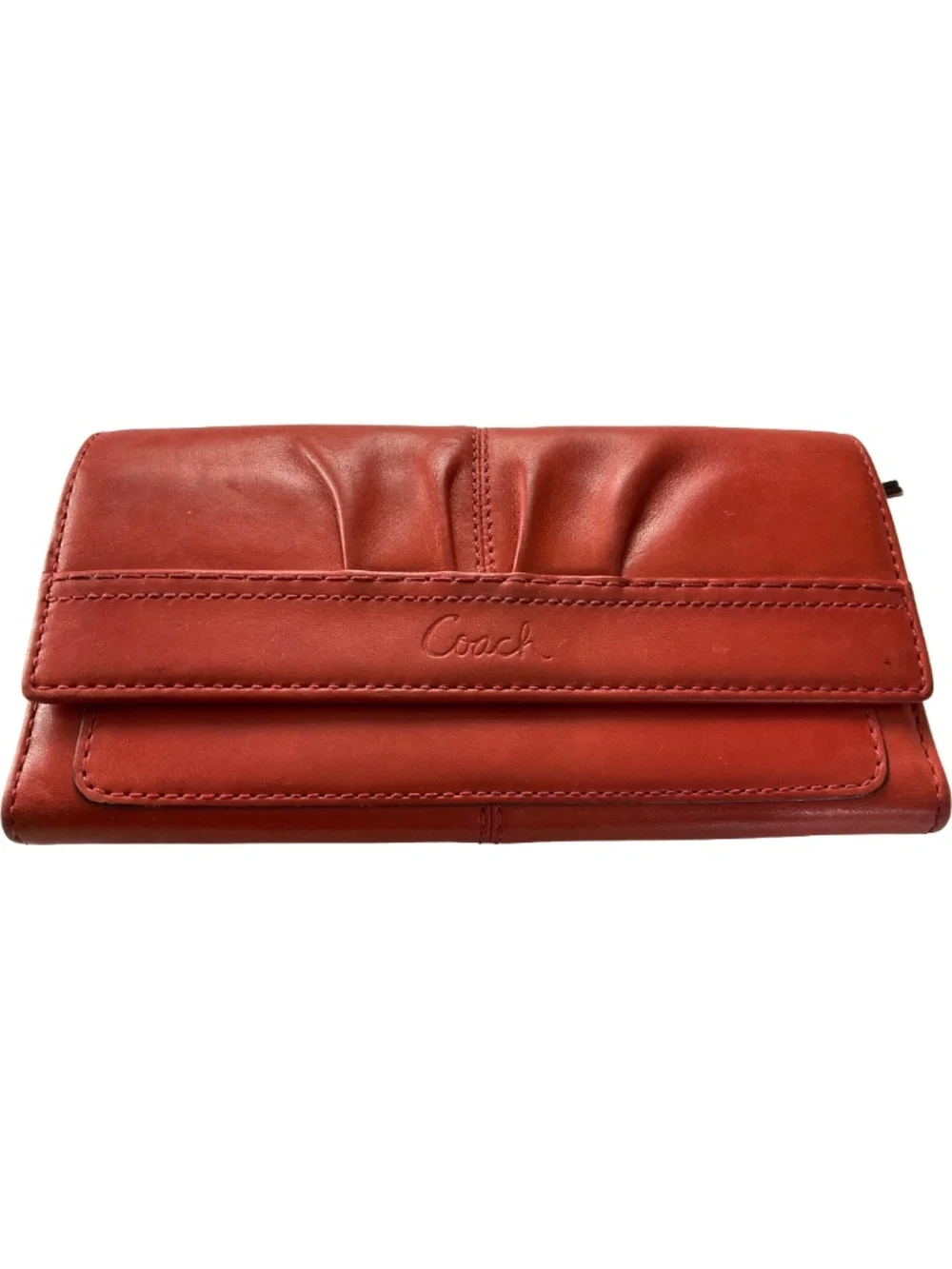 Coach Vtg Soho Pleated Leather Wallet